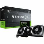 MSI G5070-12V3C NVIDIA GeForce RTX 5070 VENTUS 3X OC Graphics Card 12GB GDDR7 PCI Express 5.0