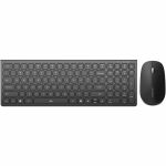 Alogic Echelon USB-C Compact Rechargeable Wireless Mouse and Keyboard Combo for Windows - USB Type A Wireless Bluetooth/RF 5.0 2.40 GHz Keyboard - 99 Key - Black - USB Type A Wireless B