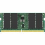 Kingston KVR64V52BD8-32
ValueRAM 32GB DDR5 Memory 6400 MHz PC5-51200 262-pin CSODIMM CL52 1.1V