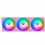Thermaltake CT140 EX Reverse ARGB Sync PC Cooling Fan Bubble Pink (3-Fan Pack) - 3 Pack - 5.51in Maximum Fan Diameter - 3 x Fan(s) - 94.95 CFM Maximum Airflow - 1800 rpm - Hydraulic Bea