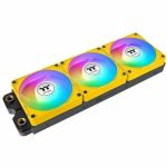 Thermaltake CT140 EX Reverse ARGB Sync PC Cooling Fan Bumblebee (3-Fan Pack) - 3 Pack - 5.51in Maximum Fan Diameter - 3 x Fan(s) - 94.95 CFM Maximum Airflow - 1800 rpm - Hydraulic Beari