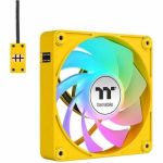Thermaltake CT120 EX Reverse ARGB Sync PC Cooling Fan Bumblebee (3-Fan Pack) - 3 Pack - 4.72in Maximum Fan Diameter - 3 x Fan(s) - 65.82 CFM Maximum Airflow - 2000 rpm - Hydraulic Beari