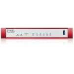 ZYXEL USG FLEX 50H Network Security/Firewall Appliance - Intrusion Prevention - 5 Port - 1000Base-T - Gigabit Ethernet - 1.95 Gbit/s Firewall Throughput - SSL  DES  3DES  AES (256-bit)
