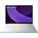 LG gram Pro 16Z90TP 16Z90TP-K.AAW4U1 16in Notebook - WQXGA+ - 120 Hz - Intel Core Ultra 7 225H - Intel Evo Platform - 16 GB - 1 TB SSD - White - Intel Chip - 2880 x 1800 - Windows 11 Ho