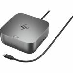 HP Thunderbolt 4 100W TAA G6 Dock (9X478AA) - for Notebook - Charging Capability - 120 W - Thunderbolt 4 - 4 Displays Supported - 8K  QHD @ 60Hz  FHD @ 60Hz  5K @ 60Hz  4K @ 60Hz - 7680