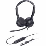 Yealink UH42 Headset - Microsoft Teams Certification - Stereo - USB Type C - Wired - 20 Hz to 20 kHz - Over-the-head  On-ear - Binaural - Supra-aural - 1.97 ft Cable - Noise Cancelling
