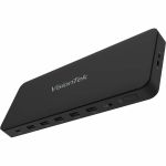 VisionTek VT4600DL Universal Dual 4K Docking Station 100W Charging (USB-A  USB-C) - for Notebook  Laptop  Desktop  Monitor  Mobile Device - Charging Capability - 100 W - USB Type C  USB