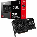 ASUS DUAL-RX9060XT-16G AMD Radeon RX 9060 XT Dual Edition 16G Graphics Card PCIe 5.0 3x DisplayPort 2.1 1x HDMI 2.1