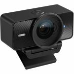 Elgato FaceCam Webcam - 60 fps - Black - USB 3.0 Type C - 4K - 3840 x 2160 Video - CMOS Sensor - Fixed Focus - 90&deg; Angle - For Monitor - Windows  Windows 11 or Later - AI-powered -