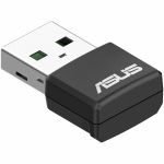 Asus USB-AX57 Nano IEEE 802.11 a/b/g/n/ac/ax Dual Band Wi-Fi Adapter for Desktop Computer  Notebook - USB 2.0 - 2.40 GHz ISM - 5 GHz UNII - Compact