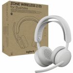 Logitech Zone Wireless 2 ES for Business - Noise-Canceling Wireless Headset with Adaptive Hybrid ANC  Microsoft Teams Certified  USB-C & USB-A  Off-white - Microsoft Teams Certification