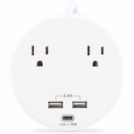 CyberPower P205UC Home Office 2 - Outlet Surge Prtector with 500 J Surge Suppression