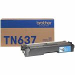 Brother TN637C Original Ultra High Yield Laser Toner Cartridge - Cyan Pack - 10000 pages
