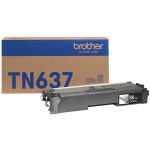Brother TN637BK Original Ultra High Yield Laser Toner Cartridge - Black Pack - 10000 pages