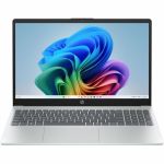 HP OmniBook 3 15-fn0000 15-fn0506nr 15.6in Touchscreen Notebook - Full HD - AMD Ryzen AI 5 330 - 16 GB - 256 GB SSD - Glacier Silver - AMD Chip - 1920 x 1080 - Windows 11 Home - AMD Rad