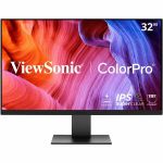 ViewSonic VP3276T-4K 32 Inch 4K UHD IPS Docking Monitor with Thunderbolt 4  Advanced Ergonomics  100% sRGB Rec 709  Pantone Validated  USB C  HDMI  and DP Daisy Chain for Home and Offic