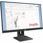 Lenovo ThinkVision E24-40 24in Class Full HD LED Monitor - 16:9 - Raven Black - 23.8in Viewable - In-plane Switching (IPS) Technology - WLED Backlight - 1920 x 1080 - 16.7 Million Color