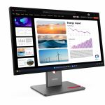 Lenovo ThinkVision P24Q-40 24in Class WQHD LED Monitor - 16:9 - Raven Black - 23.8in Viewable - In-plane Switching (IPS) Technology - WLED Backlight - 2560 x 1440 - 16.7 Million Colors