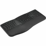 Kensington Pro Fit Ergo KB680 EQ Rechargeable Keyboard - Wireless Connectivity - Bluetooth/RF - 5.4 - 2.40 GHz - USB Type A Interface - CoPilot Hot Key(s) - Windows  Mac OS - PC  Mac -