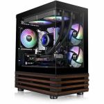 Thermaltake View 170 WS ARGB Micro Chassis - Black - Tempered Glass  SPCC - 3 x Bay - 3 x 120mm Fan(s) Installed - Mini ITX  Micro ATX Motherboard Supported - 7 x Fan(s) Supported - 1 x