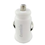 Comkia CC13W 2 Port USB Car Charger 5V 3.1A WhitWhite