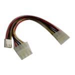 #POWER-006-004 4-Pin Molex M to 4-Pin Molex F& mini 4-Pin 6in
