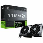 MSI RTX 5070 12G VENTUS 2X OC - 7680 x 4320 - 2.54 GHz Boost Clock - 192 bit Bus Width - PCI Express 5.0 - DisplayPort - 3 x DisplayPort - HDMI
