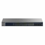 Netgear Business XS724EMv2 Ethernet Switch - 24 Ports - Manageable - 10 Gigabit Ethernet  Gigabit Ethernet  2.5 Gigabit Ethernet  5 Gigabit Ethernet - 10GBase-T  10GBase-X  2.5GBase-T