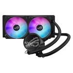 ASUS ROG RYUO III 240 ARGB 240mm AIO Liquid CPUCooler 4.72in Fan Diameter 3.5in LCD Screen Black