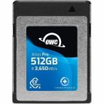 OWC 512GB Atlas Pro CFexpress Type B 4.0 Memory Card - Up to 3000 MB/s Write and 3650 MB/s Read Speeds - CFexpress 4.0 and 2.0 Supporting Wide Variety of DSLR  Cinema and MIrrorless Cam