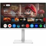MSI Modern MD272UPSW UHD 27 inch Smart Monitor - 60Hz - Adaptive Sync - HDR 400 - HDMI - DisplayPort - USB-C 65W Power Delivery - KVM - VESA 75x75 - Height Adjustable - Built-in Speaker