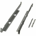 Eaton Tripp Lite Series SmartRack 4-Post 1U Universal Adjustable Rack-Mount Shelf Kit - 150 lb Load Capacity - Silver