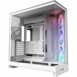 NZXT Large Dual-Chamber Mid-Tower ATX Airflow Case - Mid-tower - Black - Glass  Tempered Glass  Steel  Galvanized Cold Rolled Steel (SGCC) - 8 x Bay - 3 x 140mm  1 x 120mm Fan(s) Instal