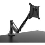 Kanto DMS1000 Desk Mount for Monitor - Black - Height Adjustable - 1 Display(s) Supported - 32in Screen Support - 16.50 lb Load Capacity - 75 x 75  100 x 100 - Aluminum - 1