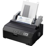 Epson LQ-590II N 24-pin Dot Matrix Printer - Monochrome - Energy Star - 584 cps Mono - 8.50in Width x 11in Length - USB - Parallel - Serial - Fast Ethernet