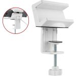 Powerstrip Clamp Holder with Adjustable Bracket - White - C-Clamp Mount