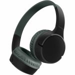 Belkin Wireless Bluetooth On-Ear Headphones for Kids w/ Mic - 85dB Limit - w/ USB-C Cable - Headset - Black - Stereo - Mini-phone (3.5mm) - Wired/Wireless - Bluetooth - 30 ft - On-ear