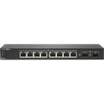 SonicWall Switch SWS12-8 - 10 Ports - Manageable - 2 Layer Supported - Modular - 2 SFP Slots - 5.70 W Power Consumption - Optical Fiber  Twisted Pair - Desktop - 12 Month Limited Warran