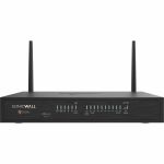 SonicWall TZ380W Network Security/Firewall Appliance - Intrusion Prevention - 8 Port - 5 Gigabit Ethernet - 3.50 Gbit/s Firewall Throughput - Wireless LAN IEEE 802.11ax - MD5  AES (128-