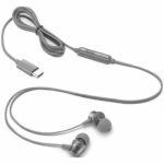 Lenovo 300 USB-C Wired In-Ear Headphone - Stereo - USB Type C - Wired - 32 Ohm - 100 Hz to 20 kHz - Earbud - Binaural - In-ear - 3.94 ft Cable - Gray