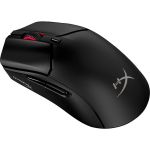 HyperX Pulsefire Haste 2 - Wireless Gaming Mouse (Black) - Cable/Wireless - Bluetooth - 2.40 GHz - Rechargeable - Black - USB Type A - 26000 dpi - 6 Button(s) - 6 Programmable Button(s)