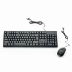 Verbatim Wired Keyboard and Mouse - USB Cable Keyboard - USB Mouse - 1000 dpi - Multimedia Hot Key(s) - Symmetrical - Compatible with Linux  Windows  ChromeOS  Mac  PC  Mac OS - 1 Each