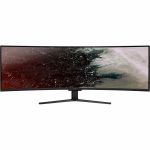 Acer Nitro EI491CR S 49in Class Gaming LCD Monitor - 32:9 - Black - 49in Viewable - Vertical Alignment (VA) - LED Backlight - 5120 x 1440 - 16.7 Million Colors - 400 Nit - 4 ms - 120 Hz