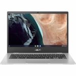 Asus Chromebook CX1 CX1400 CX1400CKA-DS84F 14in Chromebook - Full HD - Intel Celeron N4500 - 8 GB - 64 GB Flash Memory - Transparent Silver - Intel Chip - 1920 x 1080 - ChromeOS - Intel