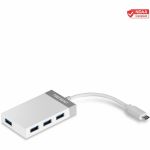 TRENDnet 4-Port USB 3.0 Compact Mini Hub with Built in USB 3.0 Cable  Plug & Play  Compatible with: Linux  Windows  Mac  Nintendo Switch  Backwards Compatible with USB 2.0  TU3-H4E - US