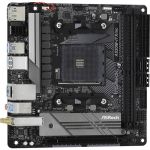 ASRock A520M-ITX/AC Mini-ITX Motherboard Socket AM4 Ryzen 3rd Gen Supports Max 64GB DDR4 4733 1x PCIe 3.0 x16 1x M.2 Slot
