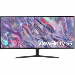 Samsung ViewFinity S5 S34C504GAN 34in Class UW-QHD LED Monitor - 21:9 - Black - 34in Viewable - Vertical Alignment (VA) - LED Backlight - 3440 x 1440 - 1.07 Billion Colors - Adaptive Sy