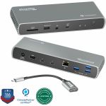 Plugable Thunderbolt 4 Docking Station | 3x Thunderbolt Ports  Dual 4K  100W Charging  TAA Compliant - TAA Compliant Laptop Docking Station Dual Monitor Single 8K or Dual 4K Monitor  2.