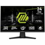 MSI MAG MAG 242F 24in Class Full HD Gaming LCD Monitor - 16:9 - Metallic Black - 23.8in Viewable - Rapid IPS - 1920 x 1080 - 1.07 Billion Colors - FreeSync Premium - 300 Nit - 0.50 ms -