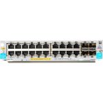 HPE 20-port 10/100/1000BASE-T PoE+ / 4-port 1G/10GbE SFP+ MACsec v3 zl2 Module - For Data Networking  Optical Network - 20 x RJ-45 1000Base-T LAN - Twisted Pair  Optical FiberGigabit Et